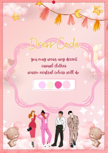 Invitation design example 4