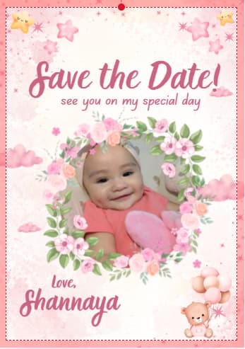 Invitation design example 6